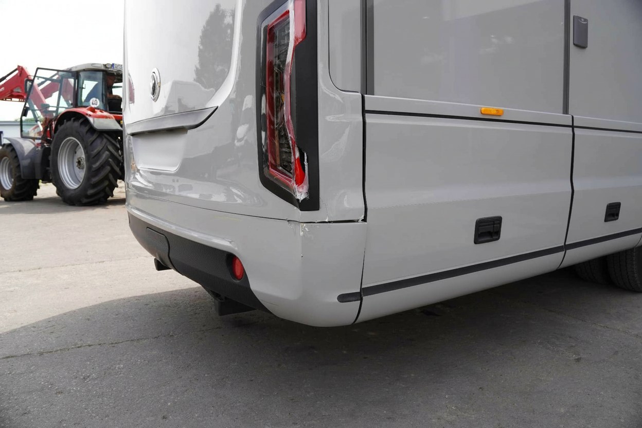 Unfallschaden an einem Wohnmobil