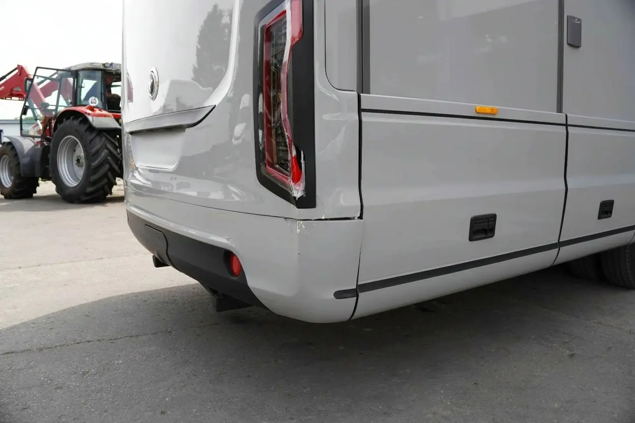 Unfallschaden an einem Wohnmobil